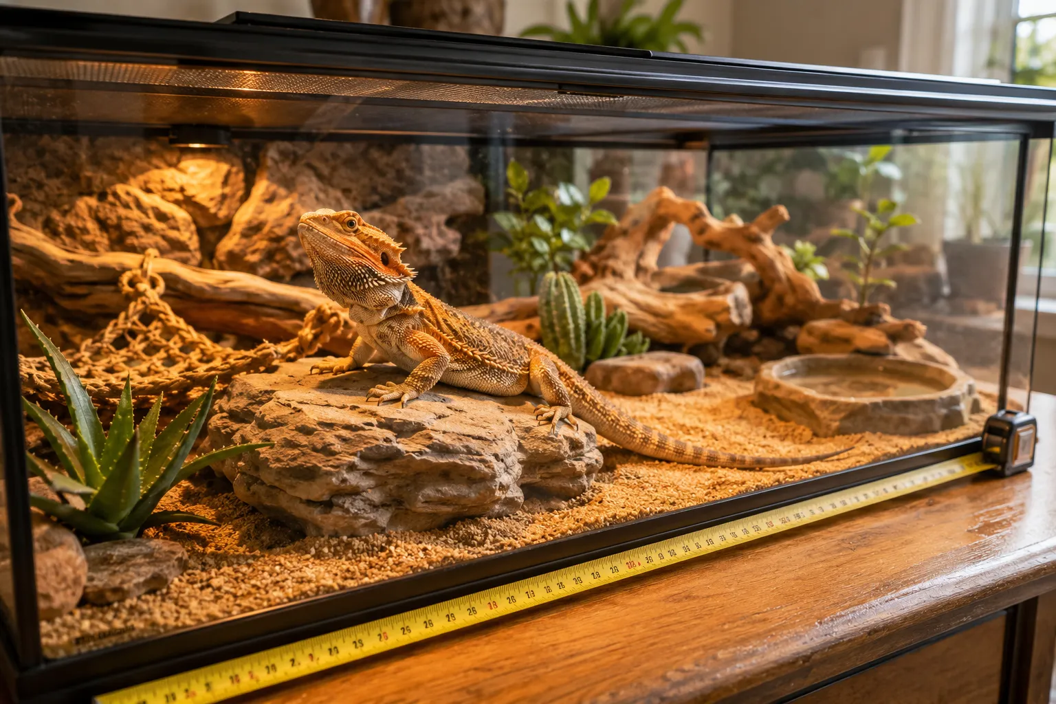 Can a Bearded Dragon Live in a 40-Gallon Tank Forever?