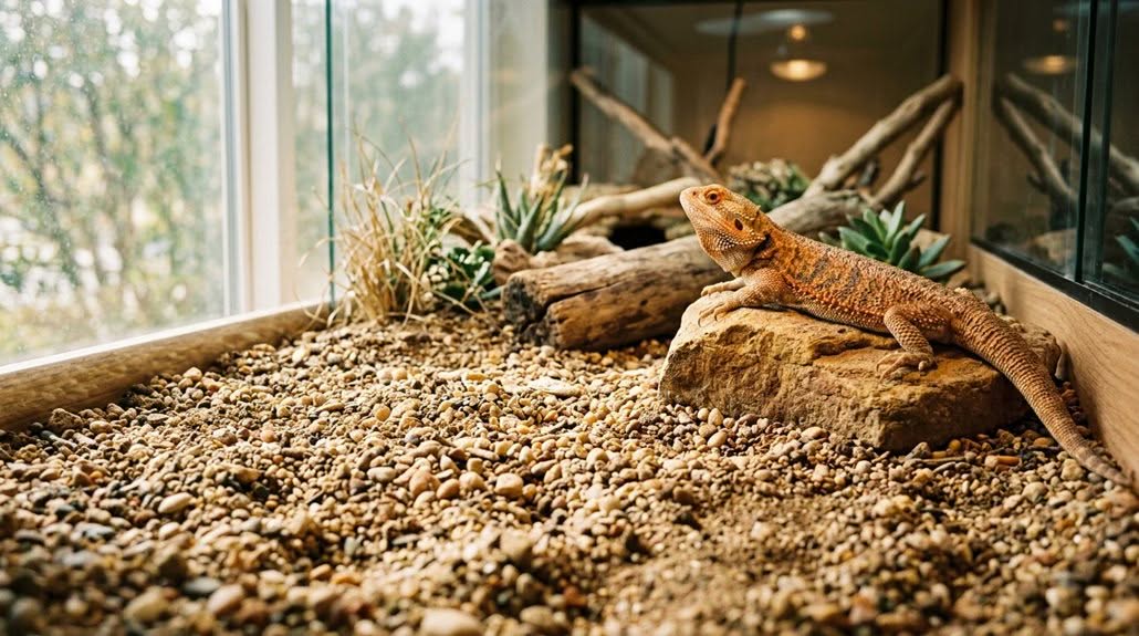 bearded dragon digging substrates
