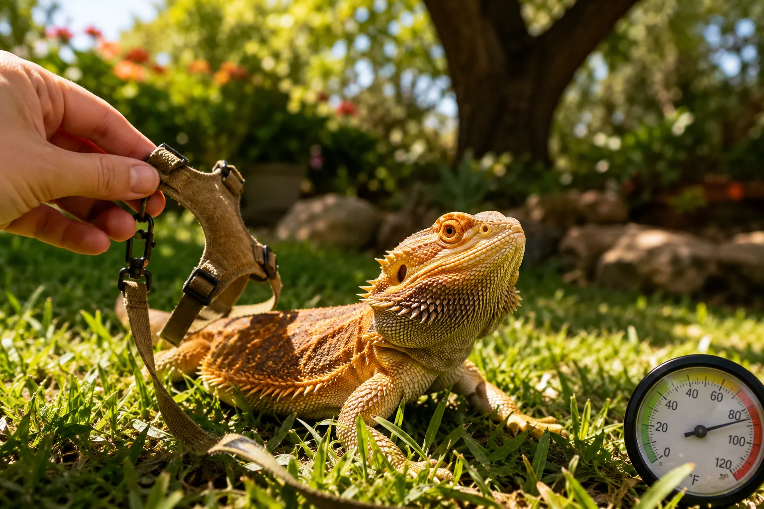 Can You Take a Bearded Dragon Outside?