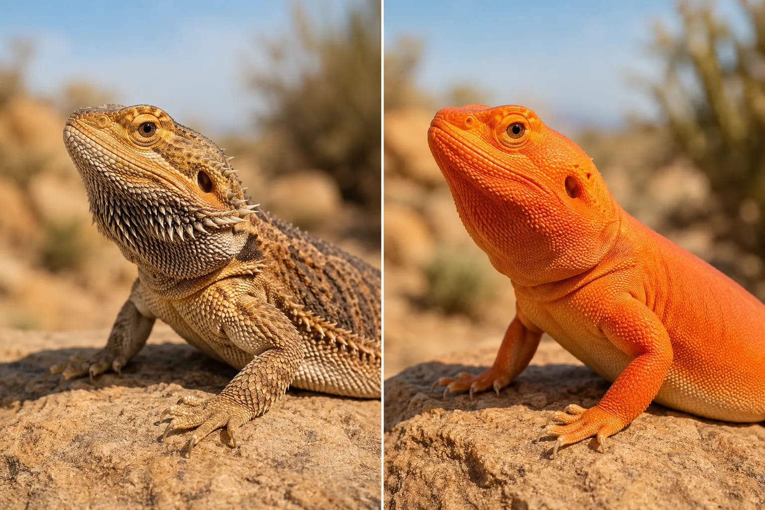 Difference Between Bearded Dragon Morphs and Regular Bearded Dragons