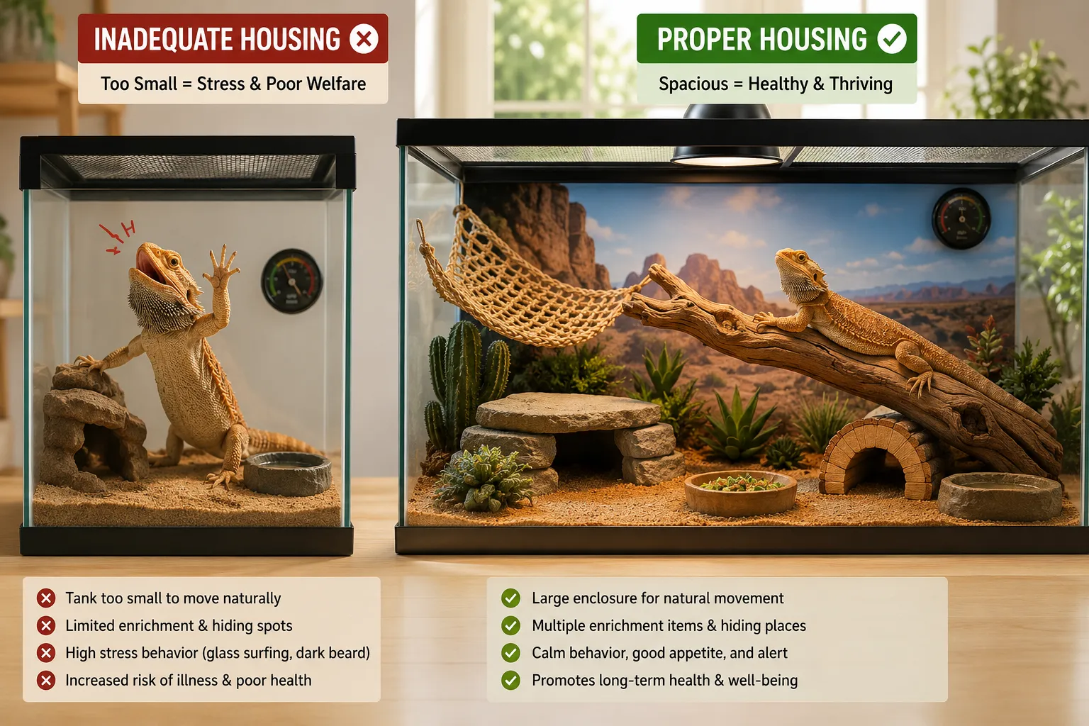 Do Bearded Dragons Glass Surf When They See Their Reflection?